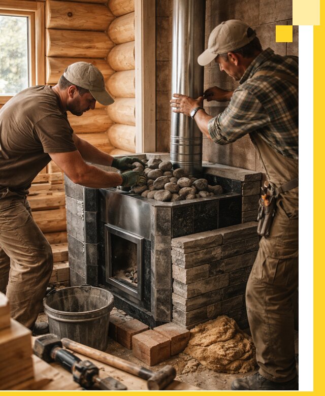 Строительство и отделка русских бань под ключ в Муре