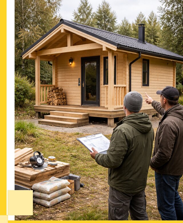 Каркасные бани под ключ в Муре от 306300 р. | ЭриданМум