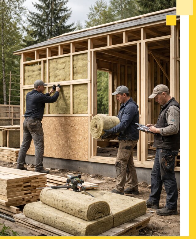 Проектирование и строительство каркасных бань в Муре под ключ