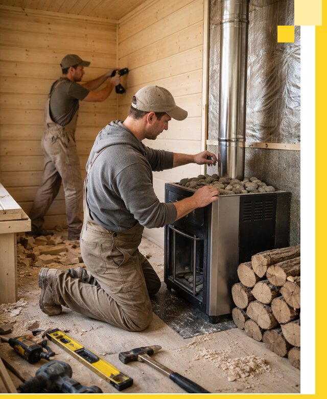 Строительство деревянных бань под ключ в Муре проекты и монтаж