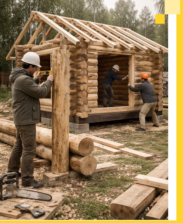 Строительство бань для дачи под ключ в Муре с доставкой и монтажом