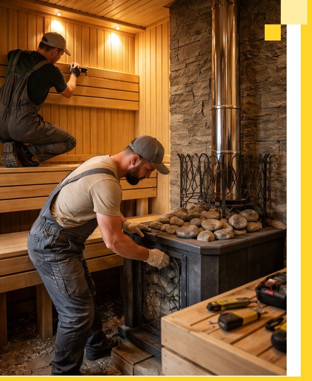 Комплексный дизайн бань, саун и зон отдыха в Муре