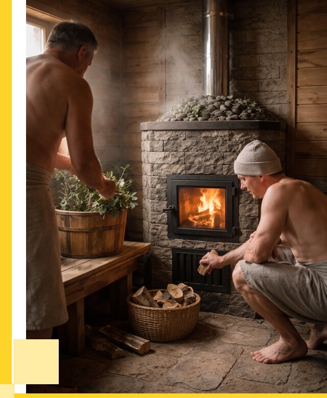 Банные печи под ключ в Муре от 45945 р. | ЭриданМум кирпичная