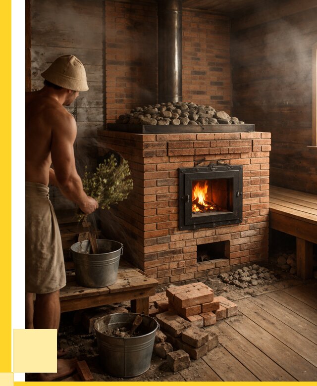 Кирпичные банные печи в Муре от 91890 р. | ЭриданМум
