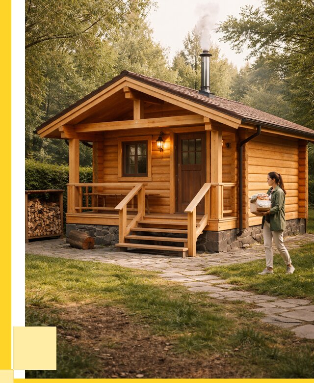 Купить баню под ключ в Муре от 663650 р. | ЭриданМум