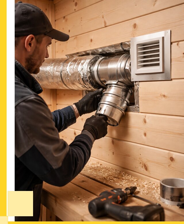 Монтаж вентиляции бани в Муре от 12252 р. | ЭриданМум