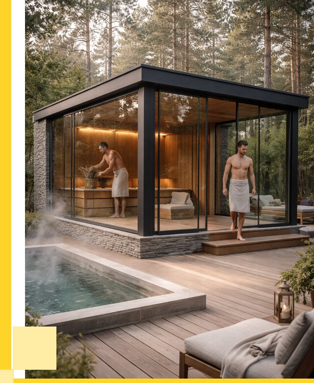 Стеклянные бани и двери в Муре от 459450 р. | ЭриданМум