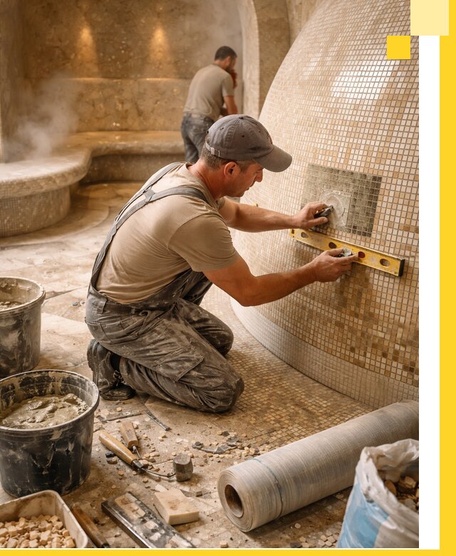 Хамам под ключ в Муре: проектирование, строительство, отделка