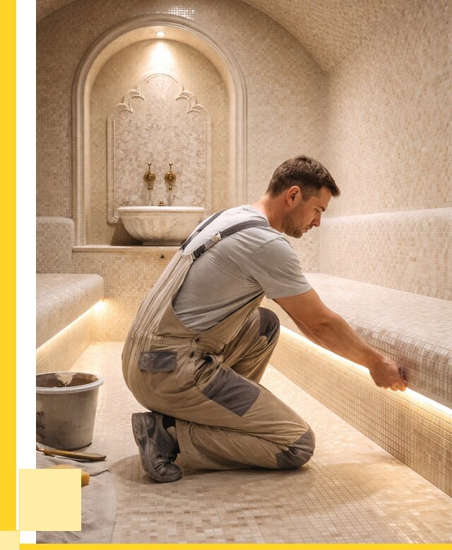 Отделка хамамов под ключ в Муре от 5616 р. | ЭриданМум