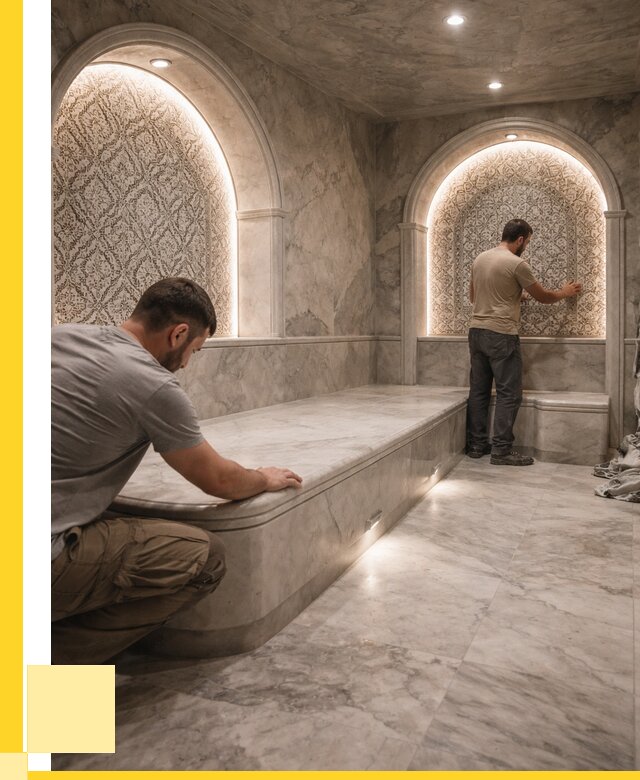 Турецкие бани под ключ в Муре от 255250 р. | ЭриданМум