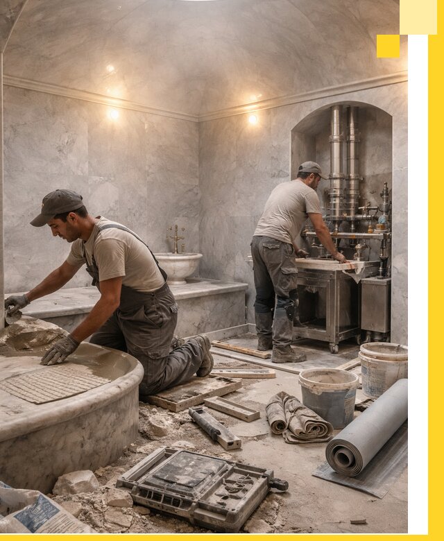 Строительство турецких бань хаммам под ключ в Муре