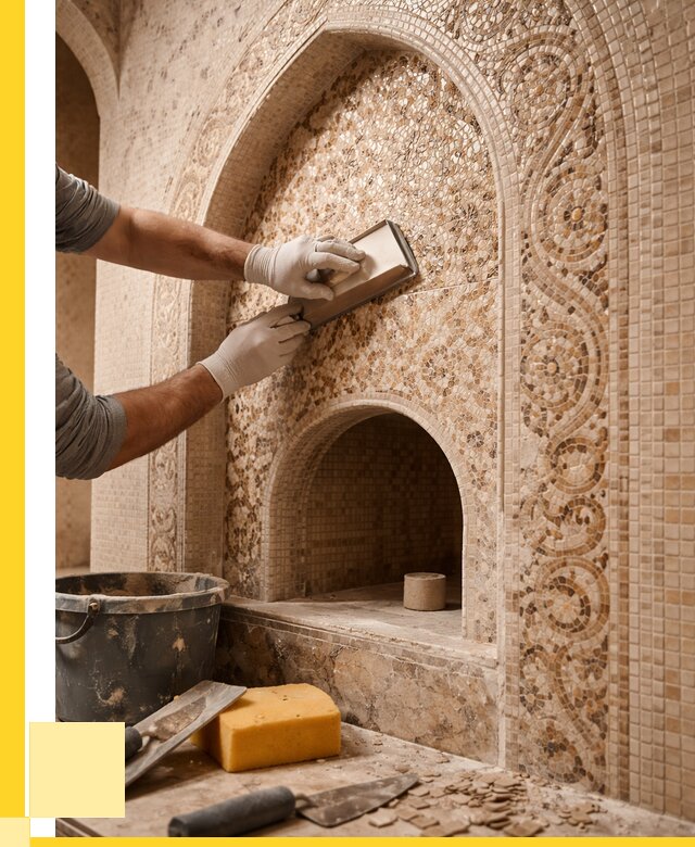 Мозаика для хамама в Муре под ключ от 5105 р. | ЭриданМум