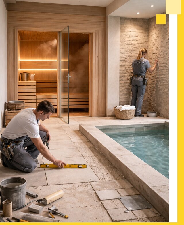 Комплексный дизайн и отделка интерьеров SPA под ключ в Муре